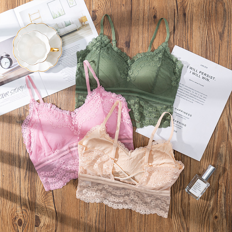 Lace Bralette Set - 3D Ren Quần Lót Liền Mạch