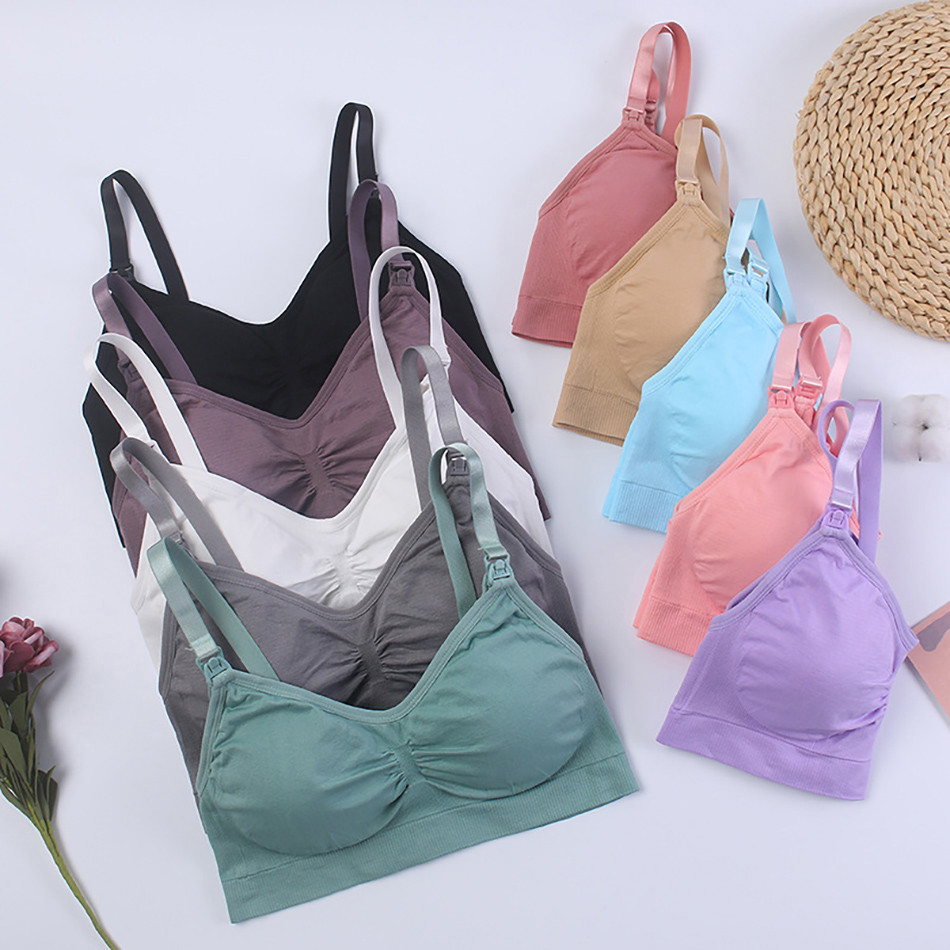 Breathable Maternity Pregnant  - đánh giá và giá Sleep Bra Bralette