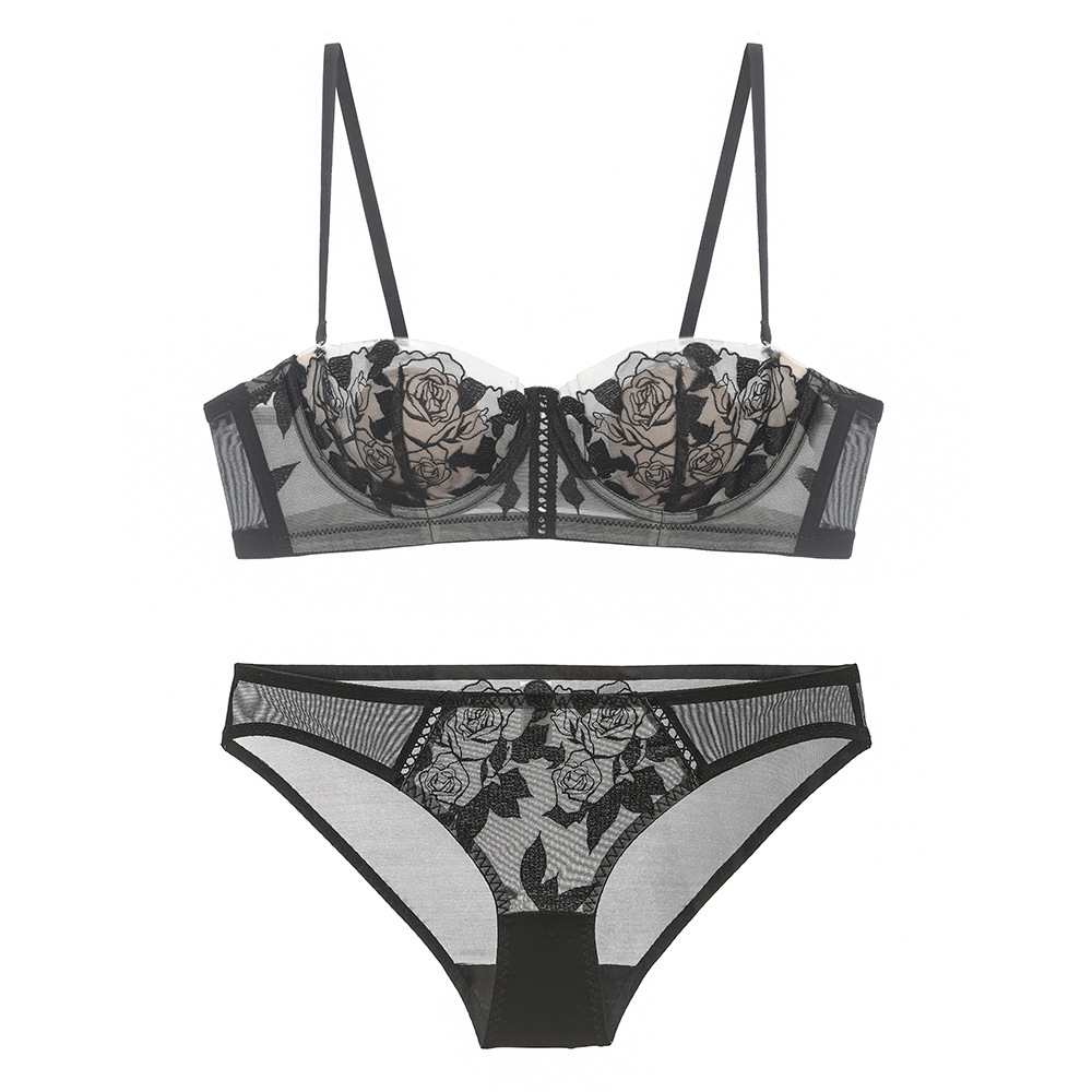 Purcoral Floral Rose Lace Balc - đánh giá và giá Demi Bra Balconette