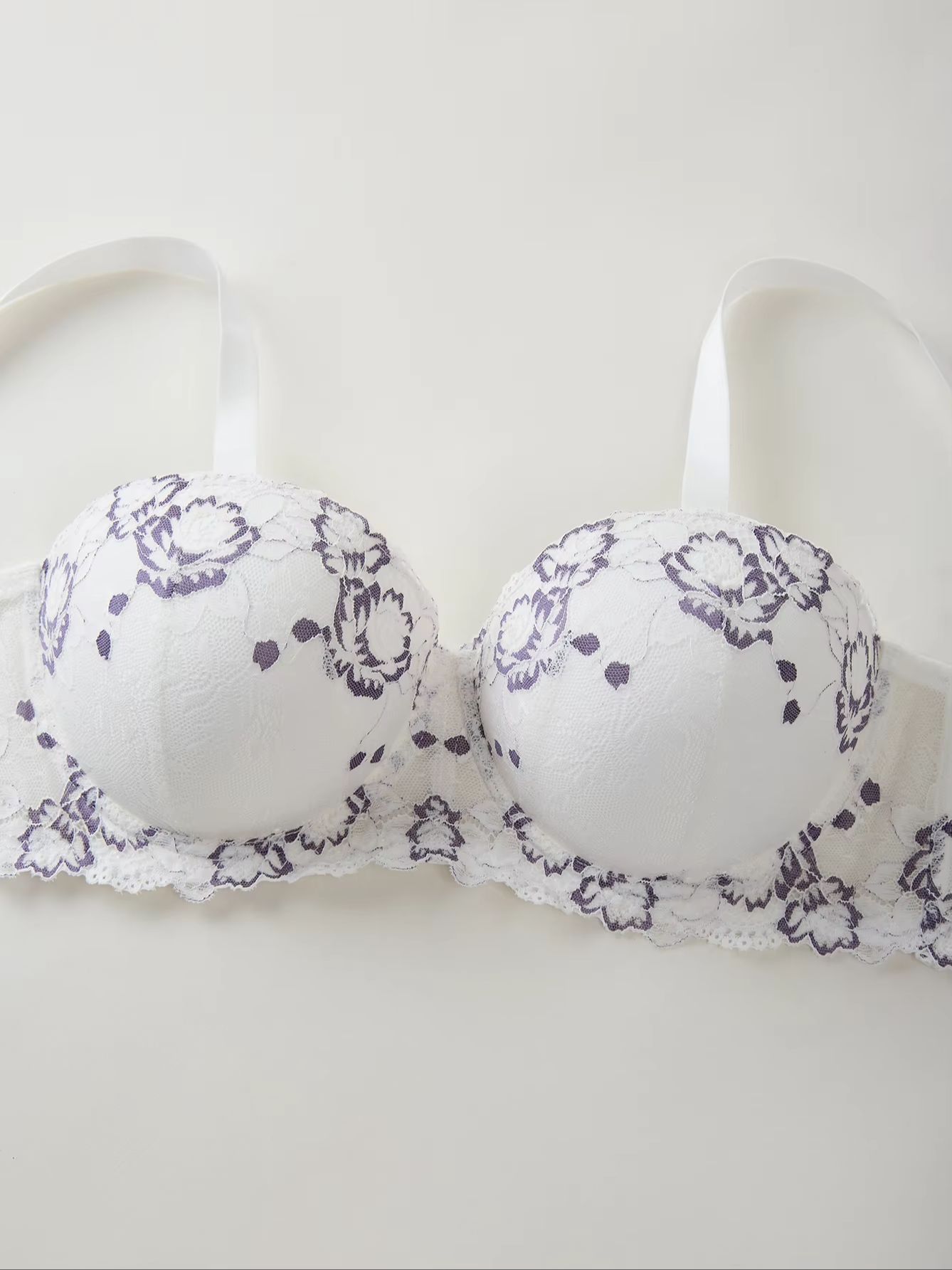 Plus Size Lace & Embroidery Wo - đánh giá và giá Underwire Bra Padded