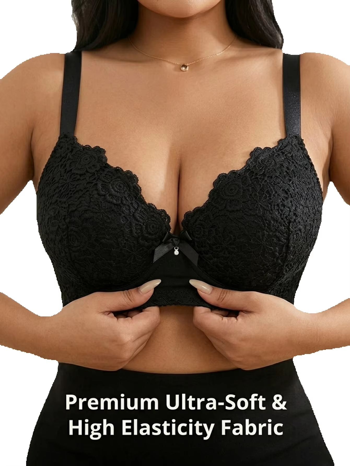 Women Plus Size Floral Push Up - đánh giá và giá Underwire Bra Padded