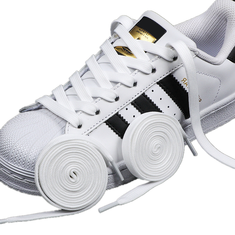 1 Pair Black White Shoe Laces  - đánh giá và giá Adidas Shoes Superstar
