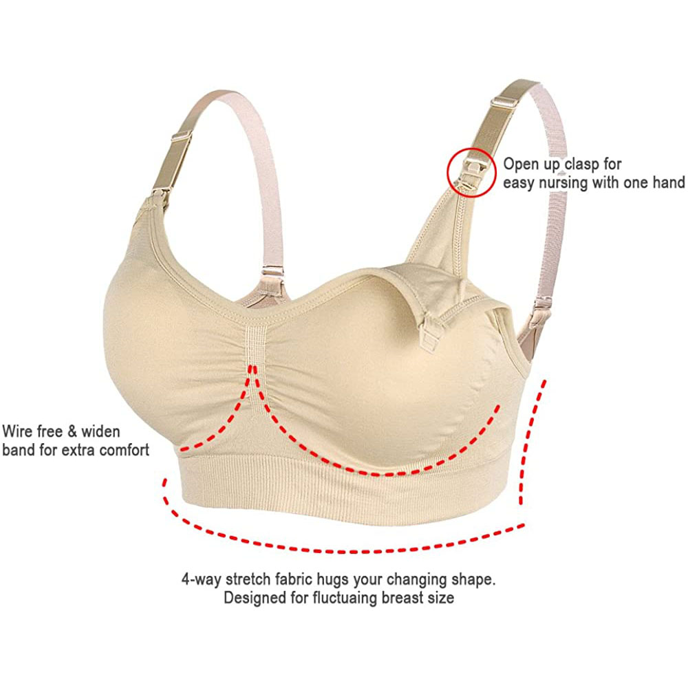 Womens Maternity  Nursing Bra  - đánh giá và giá Sleep Bra Bralette
