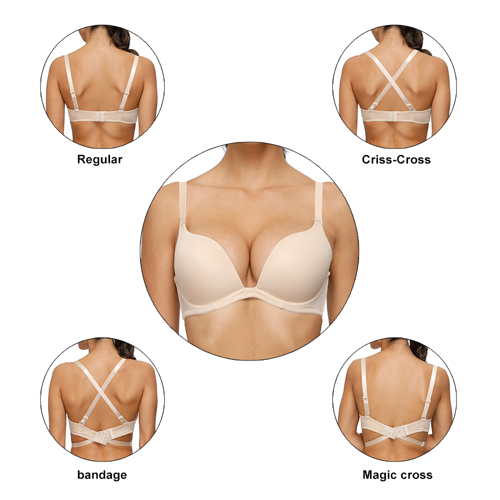 Vgplay Lao Nữ Áo Ngực Đèn Đệm  - đánh giá và giá Convertible Bra Multiway
